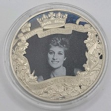 2021 Gibraltar Diana The People's Princess Pictorial Half Crown coin