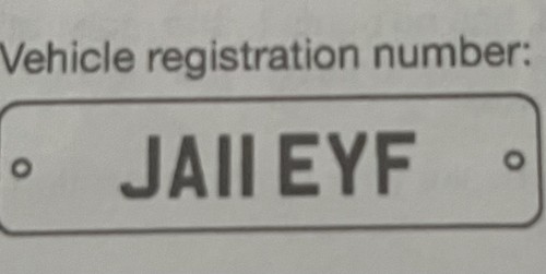 Private registration plate - private,