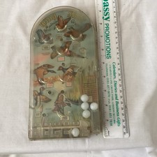 Vintage  hand/ table bagatelle WING SHOT children’s. STILL WORKING 