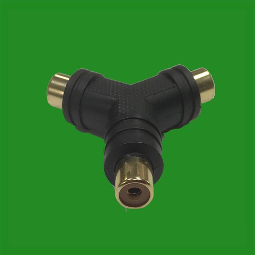 Gold plated rca - rca, socket