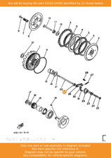 YAMAHA Oil Seal, 93102-04382