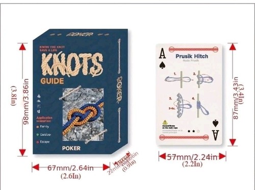 Survival knots playing cards - knots,