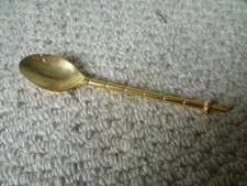Gold Coloured Tea Coffee Spoon - LOOK!