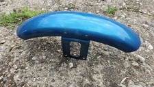 Harley Davidson blue front fender