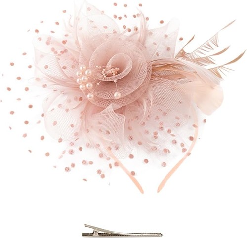Tea party fascinator headpiece - party,
