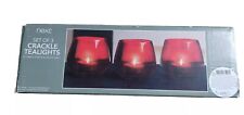 Brand New NEXT  set of 3 Crackle Tea Lights