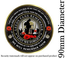Leeds fans Lest we forget