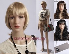 SF-10=2 Euroton Display Mannequin 2 Wigs Free Female Movable