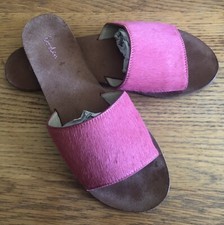 Boden Pink Leather 'Pony Hair'