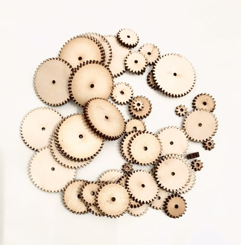Wooden gears cogs steampunk - gears,