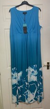 Ann Harvey Women's Sea Sirens Maxi Dress Size 26 BNWT
