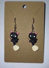 Cat On Broom Halloween