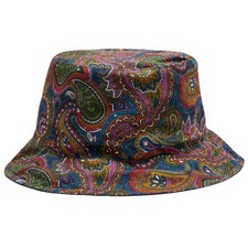 Pretty Green 15th Anniversary Reversible Paisley Bucket Hat Multi