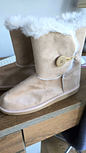 Matalan beige suede - suede, faux