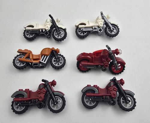 Lego vintage motorbike - x6,