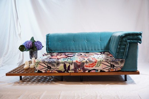 Mah jong sofa couch long - mah,