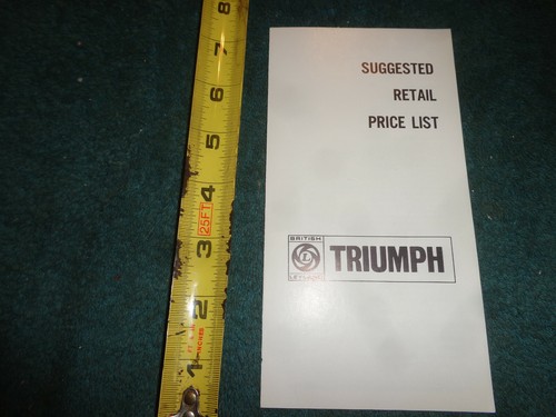 1971 1972 triumph car retail - 1971,