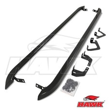 Gloss black side bars - black,