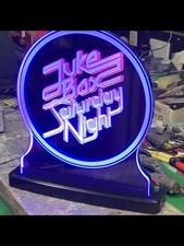 JUKEBOX SATURDAY NIGHT LIGHT UP SIGN