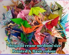 Origami cranes medium size - cranes,