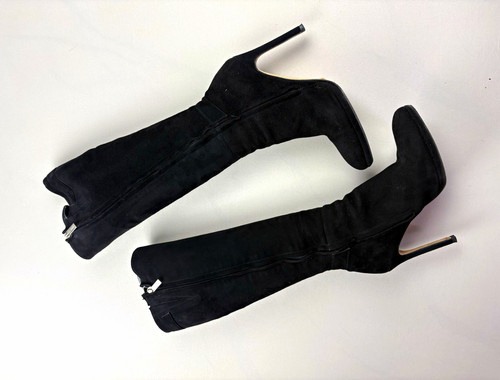 Bennett black suede knee - l.k.,