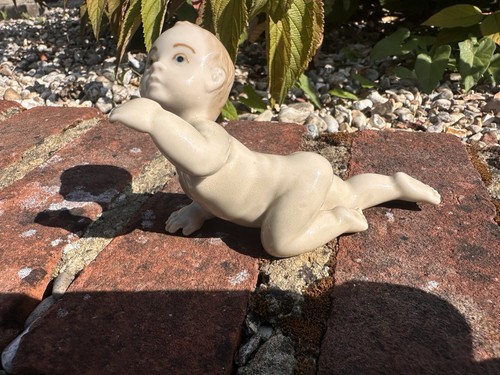 Vintage piano baby bisque - baby,
