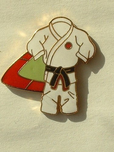 Pin judo white kimono - kimono,