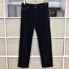 Brax Corduroy Trousers Mens Size 36R Black Cord W36 L34 Feel Good Carlos Pockets