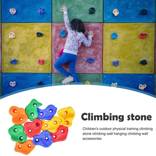 Kids climbing wall - wall, stones