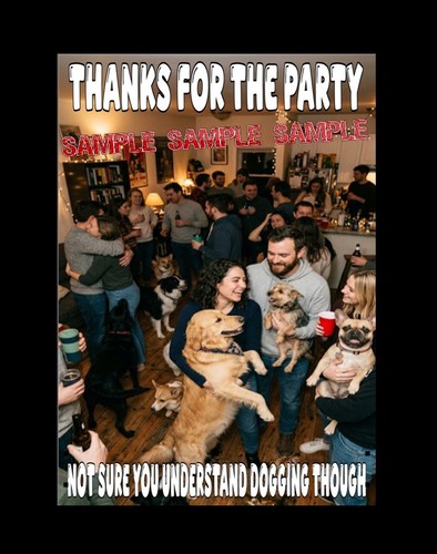 Party card funny rude joke - party,