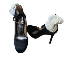 Badgley Mischka Black Satin