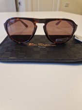 BEN SHERMAN MEN SUNGLASSES BENP003-TOR ROBERT WITH TAG AND CASE UVA&UVB PROTEC