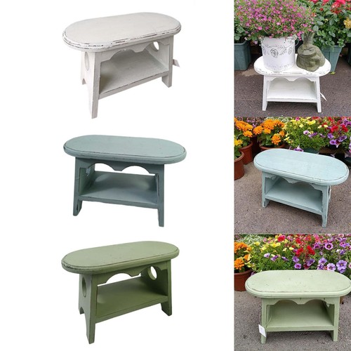 Wooden stool plant stand - wooden,