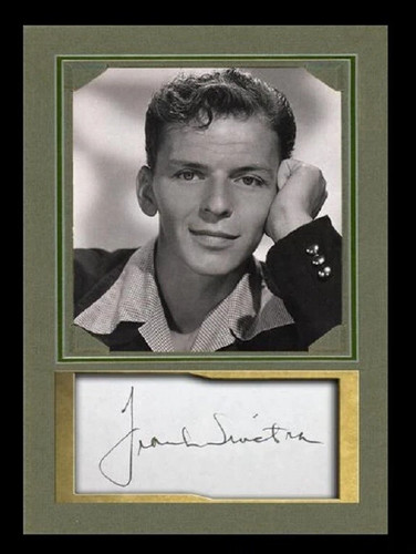 Frank sinatra autograph - frank, /