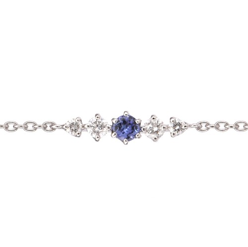 Line tanzanite bracelet - line,