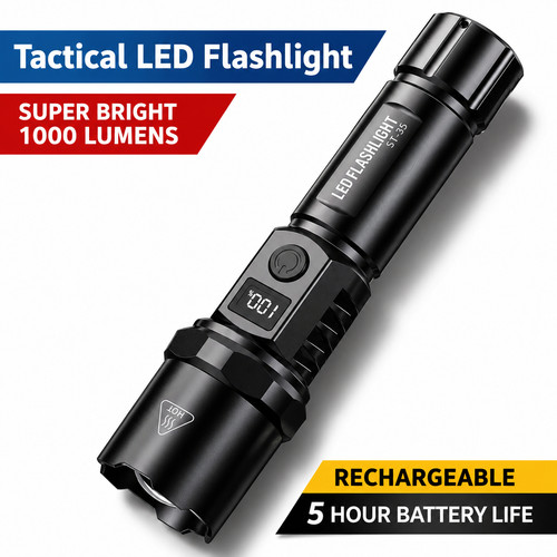 Torch light rechargeable led - torch,