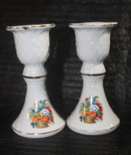 Pair white porcelain - pair,