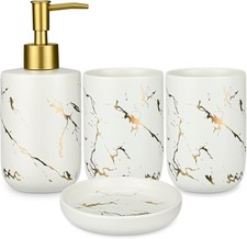 "4PCS Luxury Ceramic Bathroom