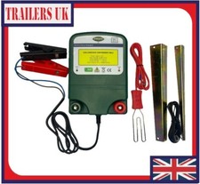 ELECTRIC ENERGISER FENCER UNIT SET 12V UPTO 19 MILES OF FENCE