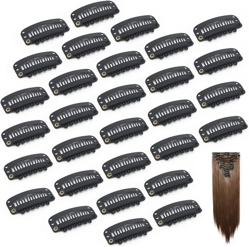 Hair extension snap - extension, clips