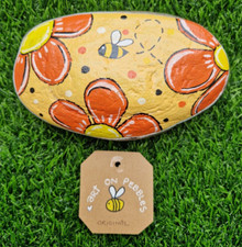 Original hand painted pebble