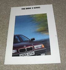 * BMW 3 Series E36 Brochure 1991 316I 318I 320I 325I *