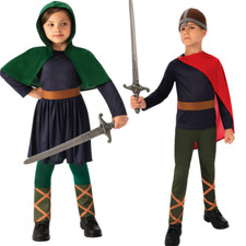 Girls Boys Barbarian Costume