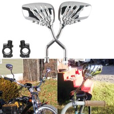 Pair Skeleton Skull Hand Bike