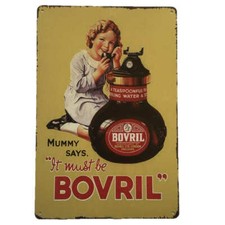 Bovril Drink Tin Sign Retro