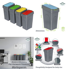 50l large plastic recycling - 50l,