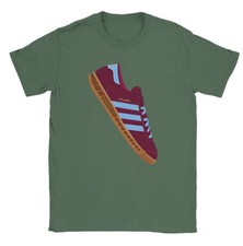 Aston Villa Sneaker/Trainer T-Shirt, Any Size, Any Colour, Football Casual Wear