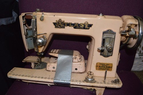 Vintage sewing machine atlas - vintage,