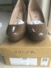 UNISA Taupe Patent Leather