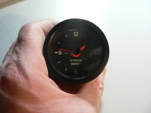Volvo analogue clock - analogue,